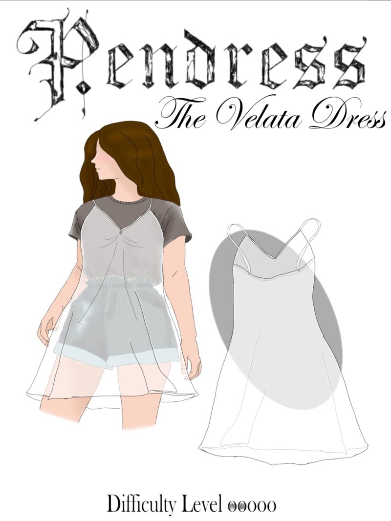 velata dress pattern front