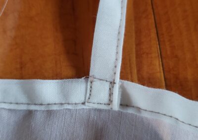 velata dress strap closeup