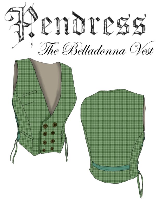 The Belladonna Vest Digital Download Sewing Pattern