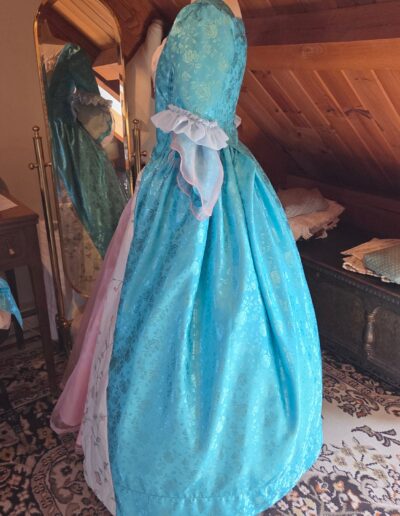 pauper dress left side