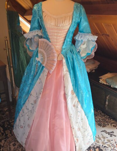 pauper dress front with fan