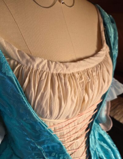 main gown front top closeup