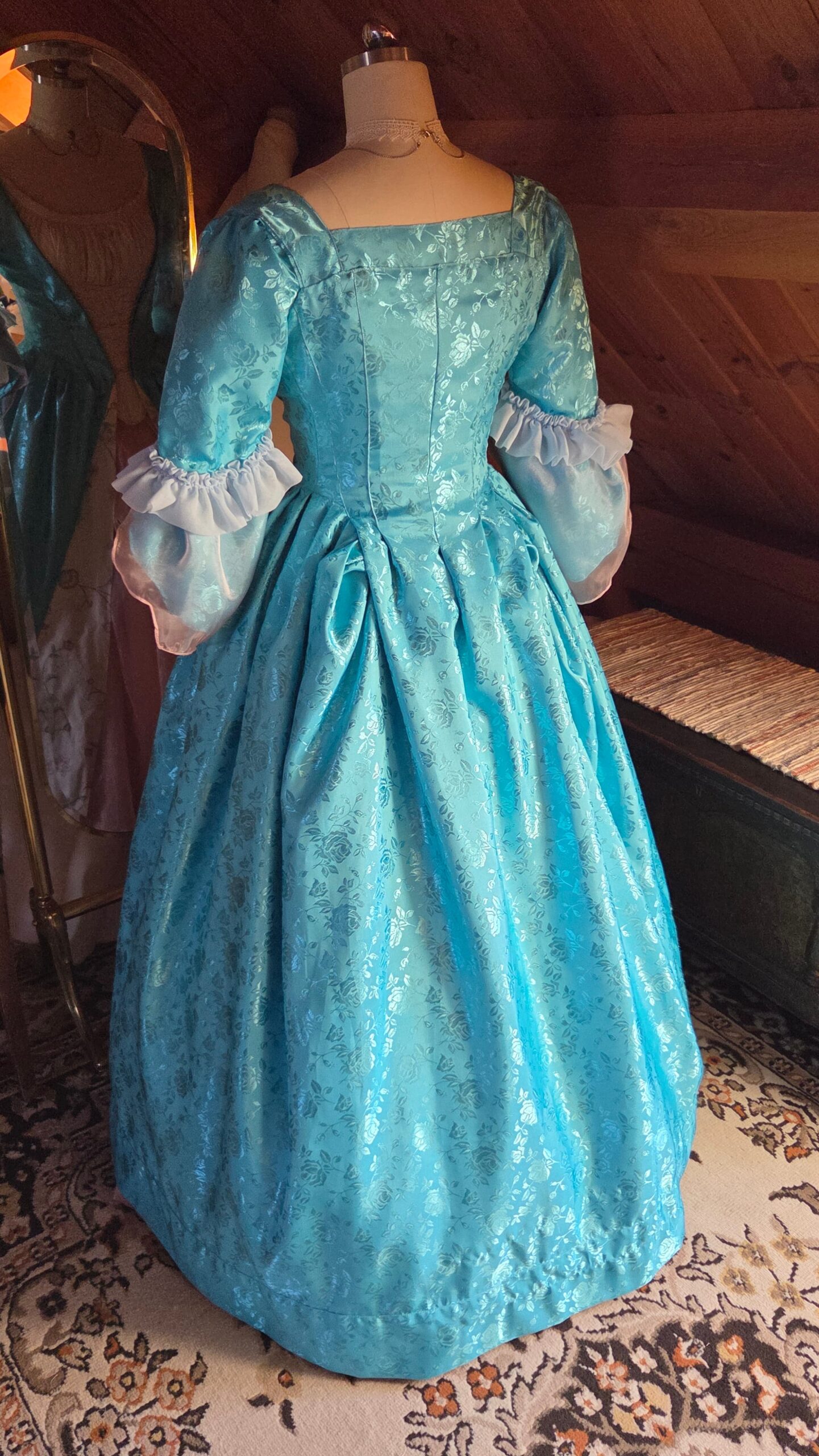 main gown back view