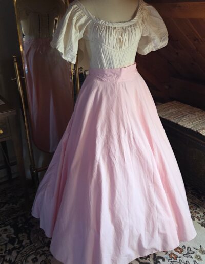 cotton circle skirt petticoat right side front