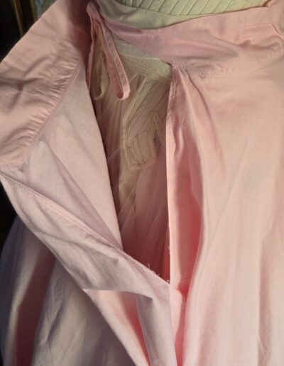 cotton circle skirt petticoat back untied side view