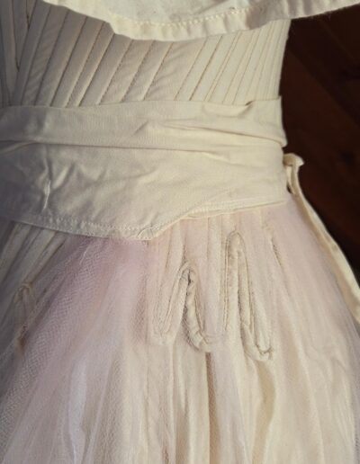 tulle petticoat left side waistband