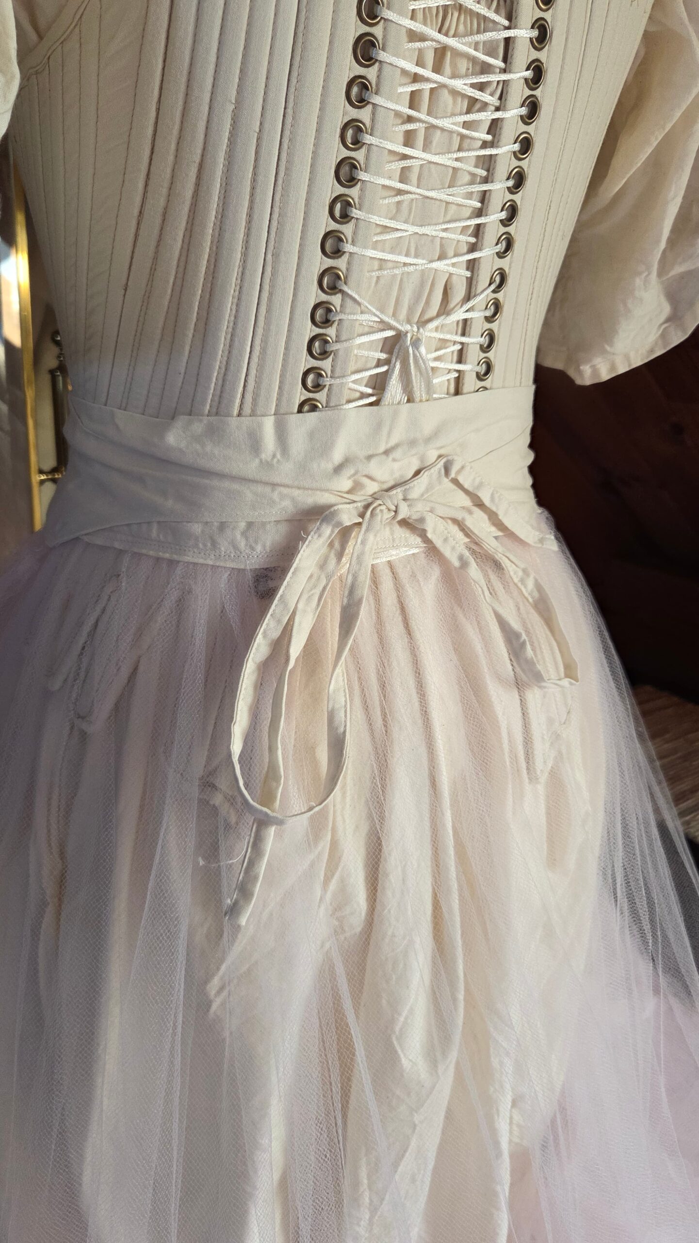 tulle petticoat back closeup