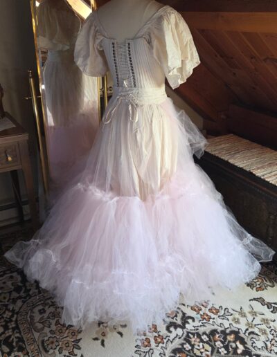 tulle petticoat right back