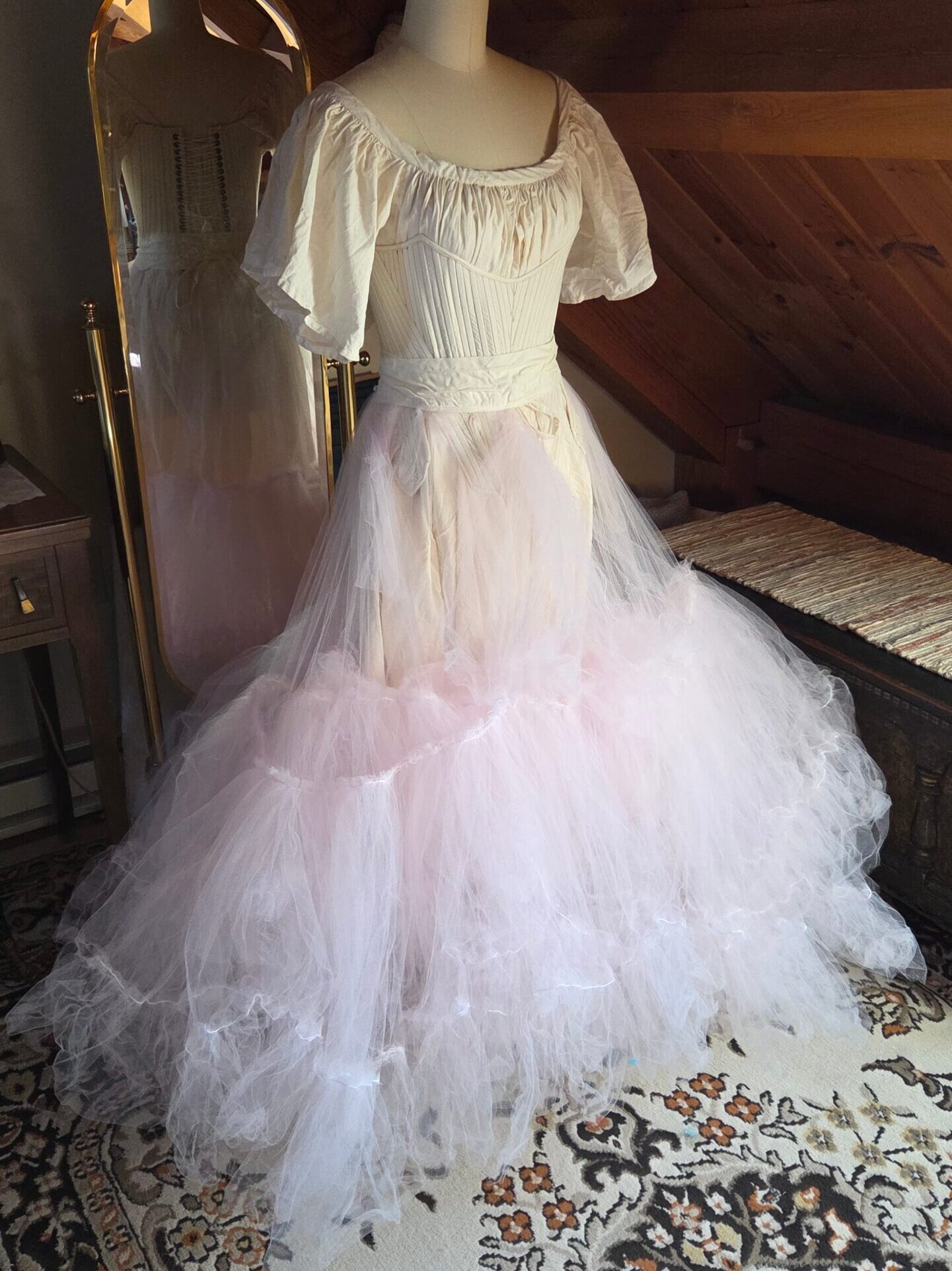 Pink Tulle Petticoat: The Pauper Dress