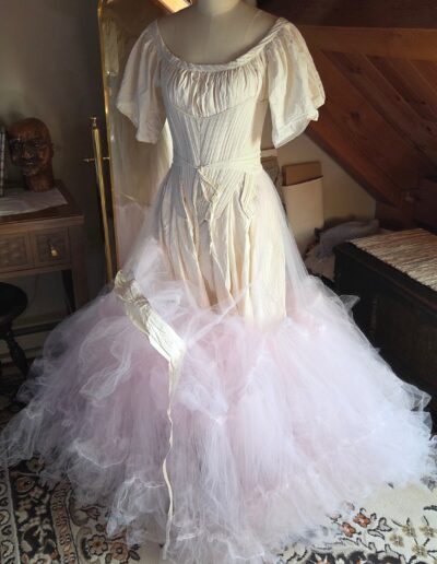 tulle petticoat front ties wide view