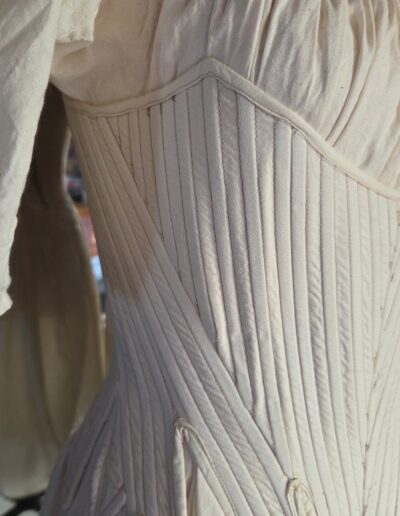 pair of stays boning closeup