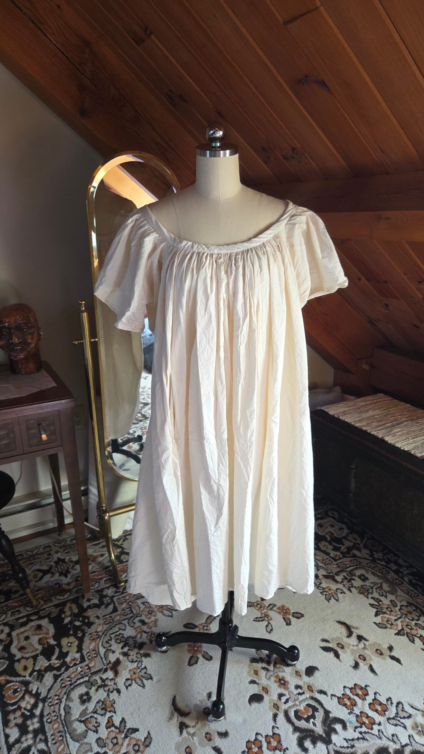 front of chemise