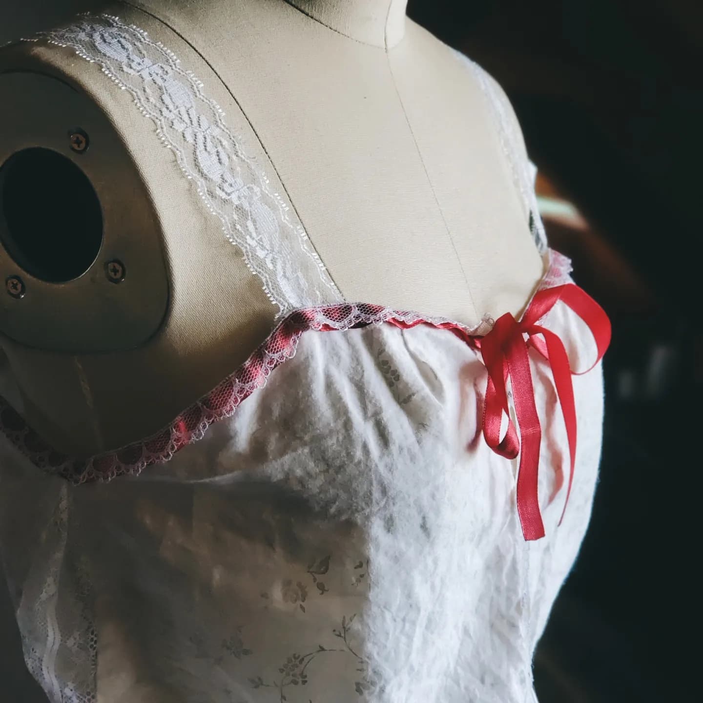 pair-of-combination-top-closeup closeup of top of a pair of combinations