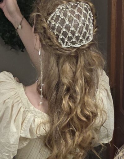 net cap with hairstyle