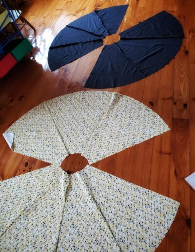 50s sundress skirt panel