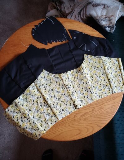 50s sundress top panels