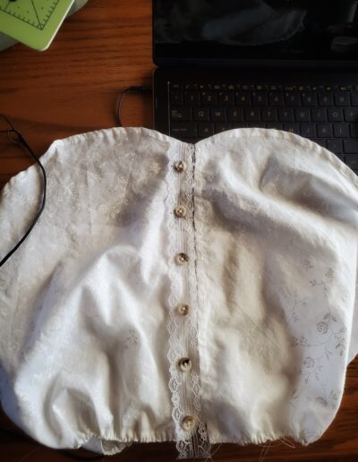 pair of combinations being assembled