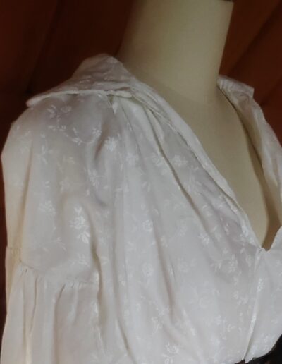 18th century men's shirt front