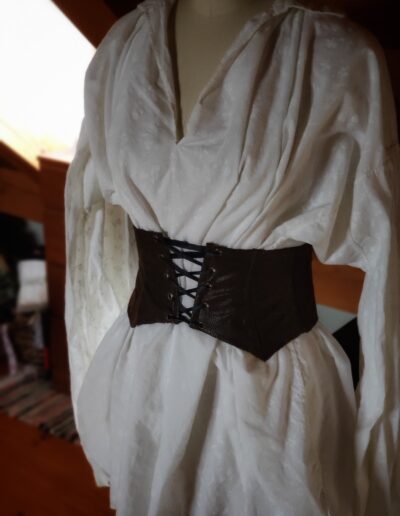 18th century men's shirt with corset
