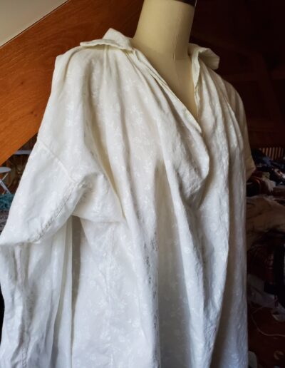 18th century men's shirt front
