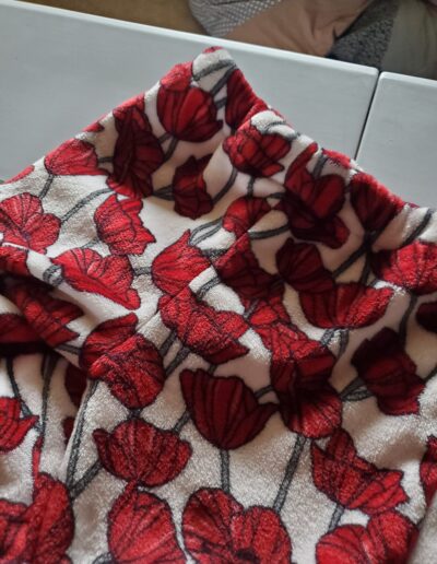 rose pajama pants waistband