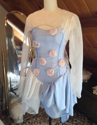 bibble costume front left side with sheer overshirt