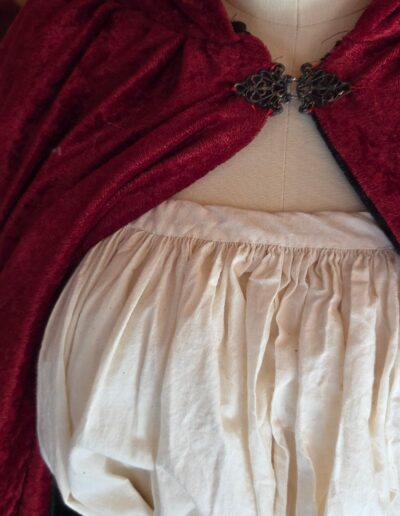 red velvet cloak clasp