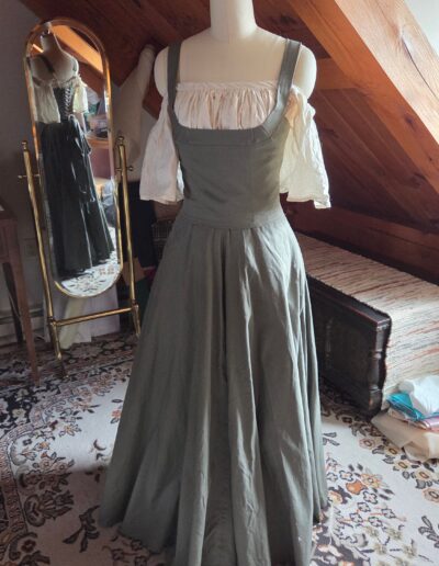 medieval peasant top front