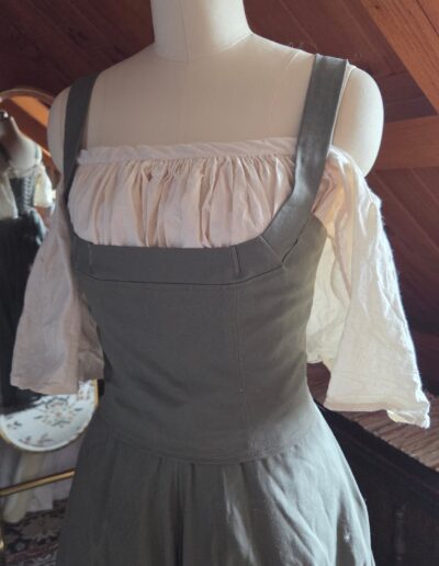 medieval peasant top front