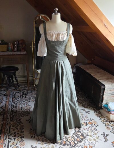 medieval peasant top front