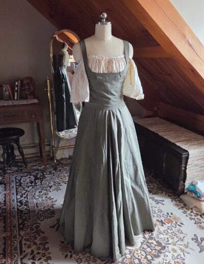 medieval peasant top front