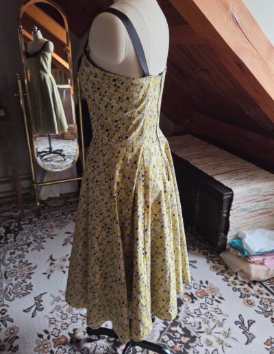 50s sundress side back