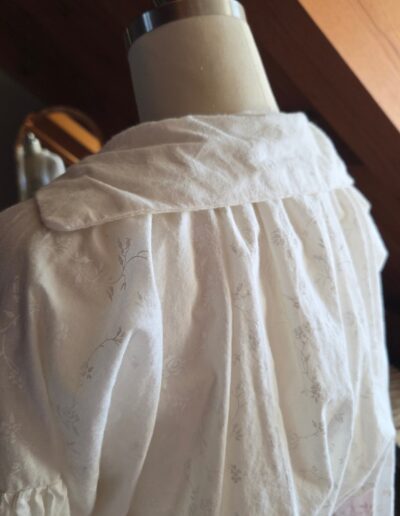 18th century men's shirt back