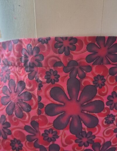 60s mini skirt waistband