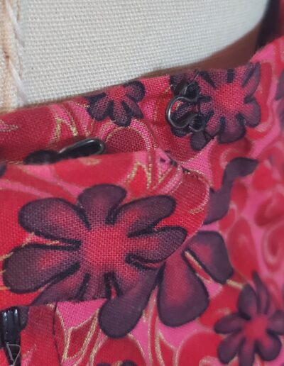 60s mini skirt waistband closure