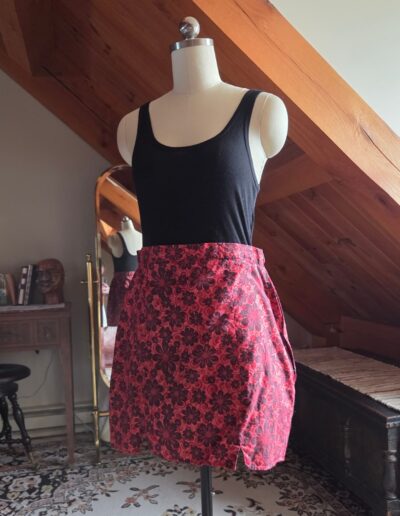 60s mini skirt front