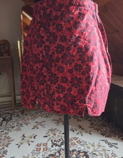 60s mini skirt front