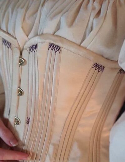 1980s corset front