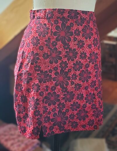 60s mini skirt front
