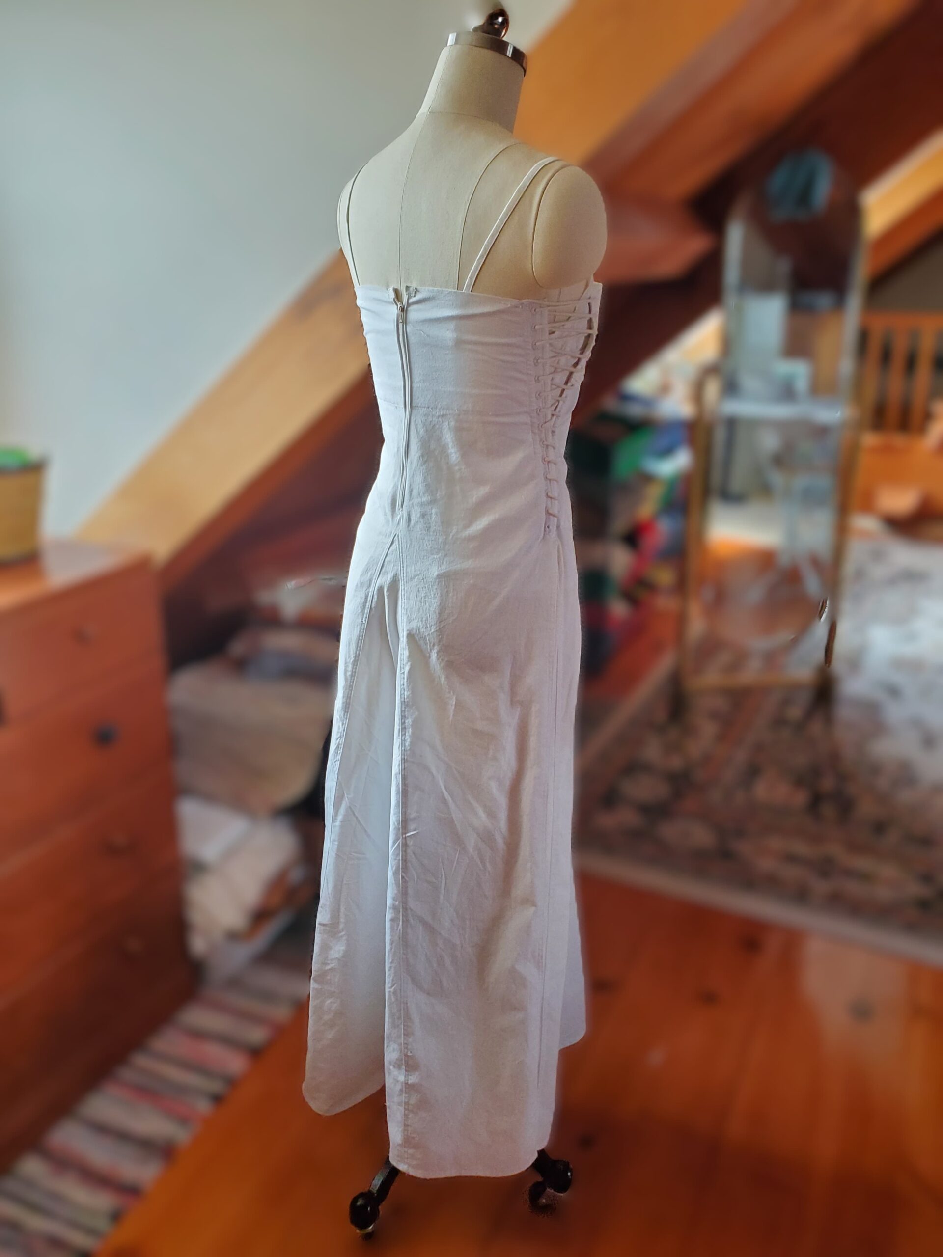 medieval peasant top front closeup