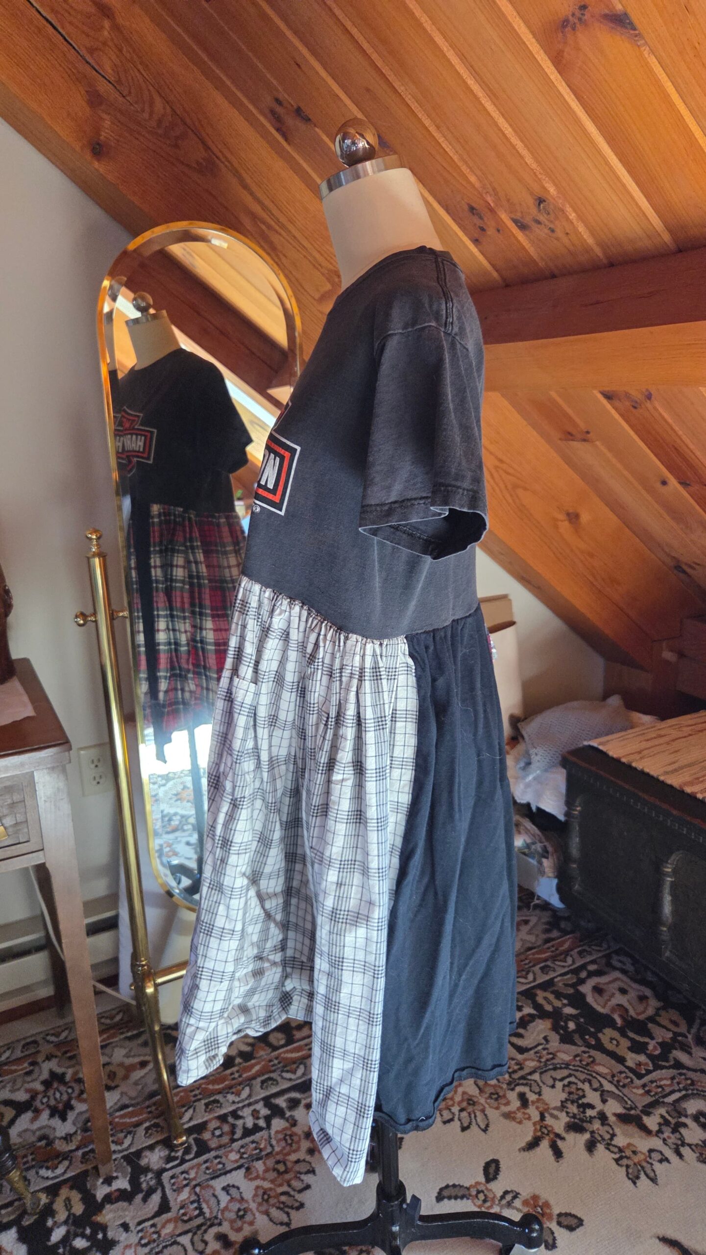 medieval peasant top front closeup