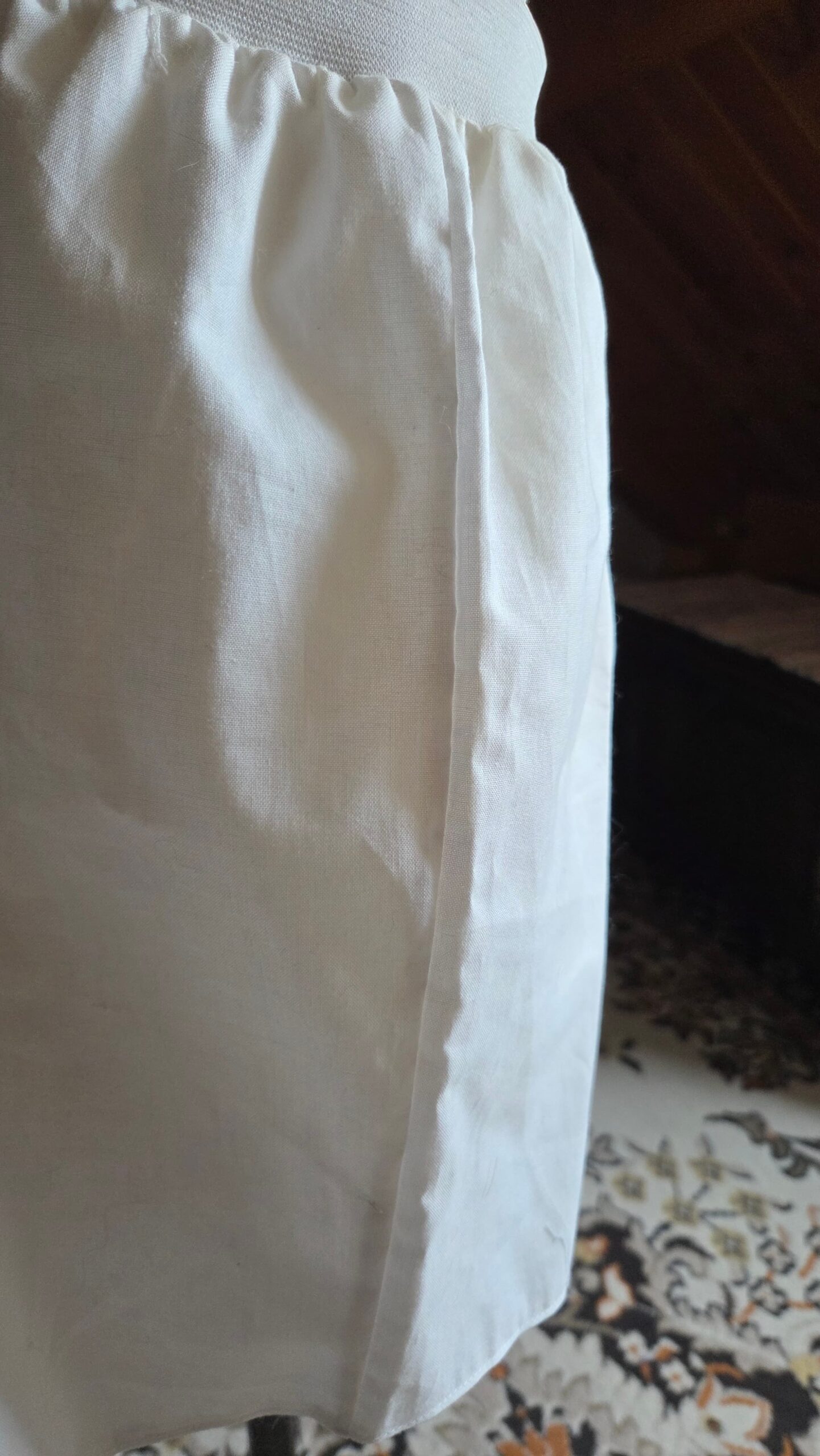 medieval peasant top front closeup