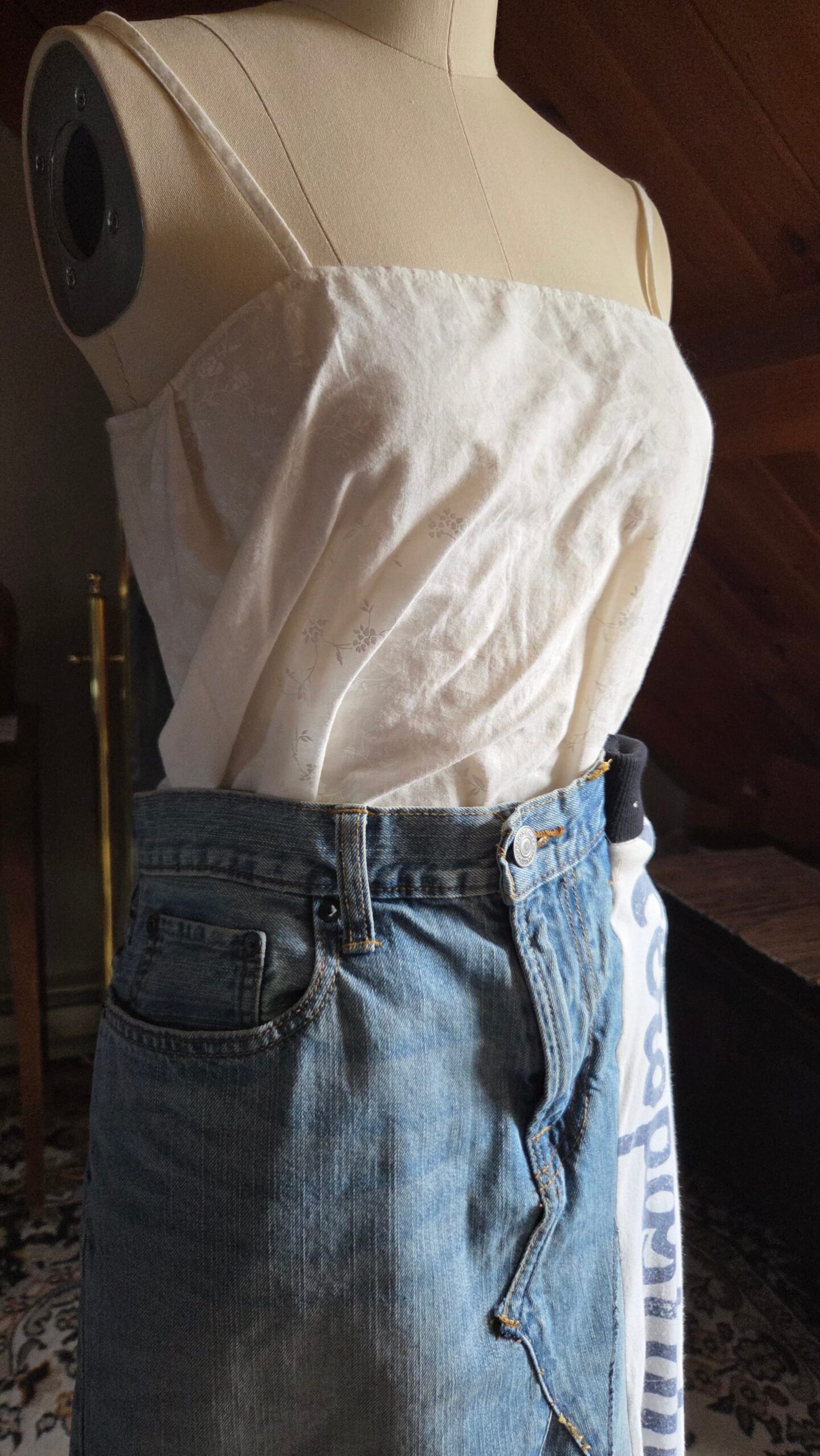 medieval peasant top front